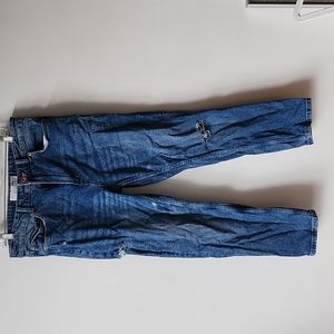 Astradivarius "The Iconic Mom Slim" Distressed Jeans, size 12